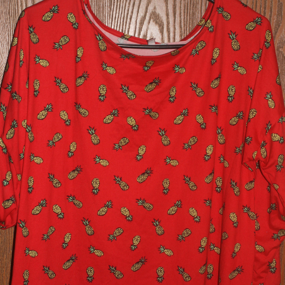 Piphany XL Pineapple Print Californa Tunic